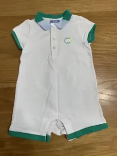 【美品】jacadi ポロシャツロンパース 12M 74センチ