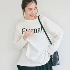 Eternalプリント 長袖Tシャツ ホワイトのサムネイル