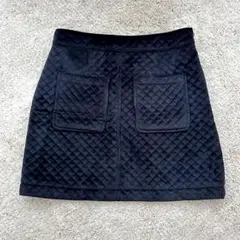 【新品/タグ付き】グレイル GRL ミニスカート（M）キルティング 台形 細見え