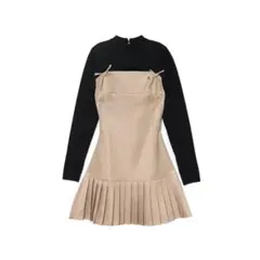 andmary karen knit mini dress - メルカリ