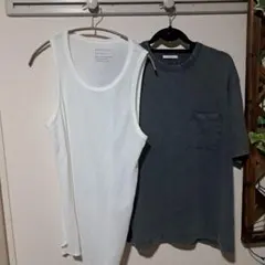 BAYFLOW ピグメント加工 ポケットTシャツ インナー付のサムネイル