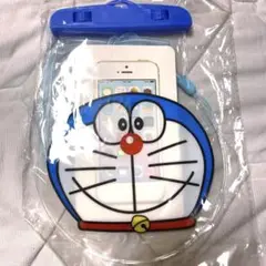 海 プール ドラえもん 防水ケース 防水ポーチ スマホ 青 プール 海 ブルー