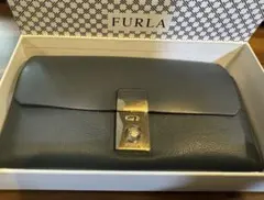 フルラ ペギー レザー XL バイフォールドウォレット 長財布