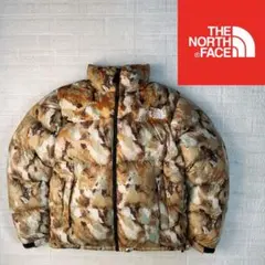【未使用&刺繍ロゴ】ノースフェイス　ノベルティヌプシ　カモフラージュ柄　XL