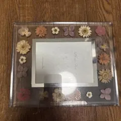 押し花デザイン フォトフレーム A4サイズ　Afternoon Tea