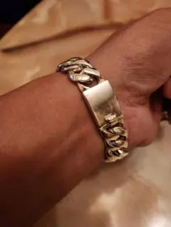 シルバー チェーンブレスレット 70g