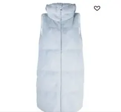 Herno フード付きシルバーキルティングダウンベストロング Herno フード付きシルバーキルティングダウンベストロング - メルカリ