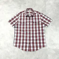 美品 Timberland 半袖シャツ メンズL 綿100% ボタンアップのサムネイル