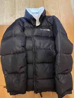 FIRST DOWN ダウンジャケット ブラック ホワイト　リバーシブル