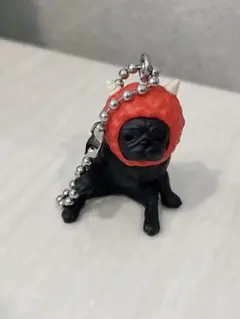 ワンコス　パグなりさま　パグ　ガチャ　黒パグ