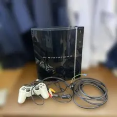 【ジャンク】PS3本体 CECHL00（80GB）＋コントローラー赤ランプ点滅