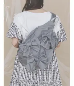 merryjenny ショルダーバッグ ribbonワンショルダーバッグ グレーのサムネイル
