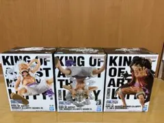 ワンピース KING OF ARTIST ルフィ 3体セット - メルカリ