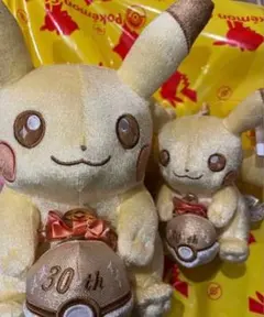 ポケモンセンター　30周年記念ぬいぐるみ ぬいぐるみ　ピカピカ！ピカチュウ