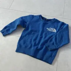 THE NORTH FACE トレーナー ブルー　裏起毛　120のサムネイル