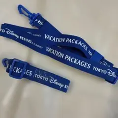【新品未使用品】ディズニーバケーションパッケージネックストラップ 2個