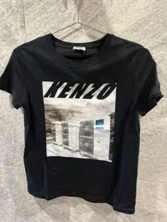 KENZO デザインTシャツ XS 夏 ブラック