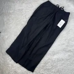 新品　エヴァムエバ　 サルエルパンツ　ブラック　カーゴパンツ　ワーク　M〜L