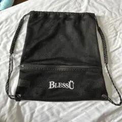 BlessU ブレスユー　ナップサック　黒　メッシュナップサック　BLESS Ü