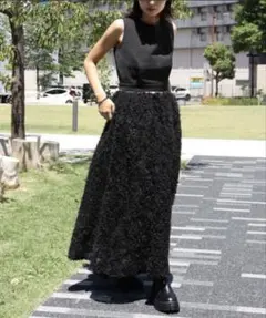 新品未使用andresd mocomoco set up dress ブラックL