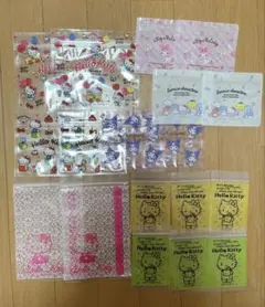 サンリオキャラクタージップバッグ　おすそ分け18枚