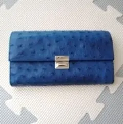 Isola オーストリッチ 長財布 ブルーのサムネイル
