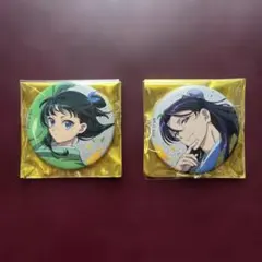 薬屋のひとりごと展 ランダムグリッター缶バッジ ／ 猫猫・壬氏