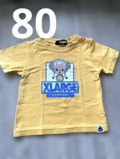 XLARGE KIDS ONE PIECE Tシャツ 80イエロー　チョッパーのサムネイル