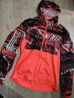 adidas グラフィックプリント ウィンドブレーカー