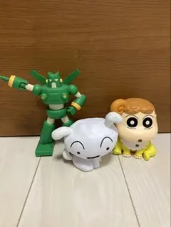 クレヨンしんちゃん カンタムロボ＆シロ＆ひまわりセット