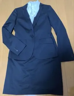 THE SUIT COMPANY ネイビー スカートスーツ サステナウール