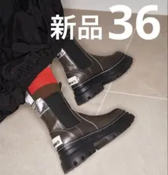 新品　OMMO VOLUME HEAD SIDEGORE BOOTS 36