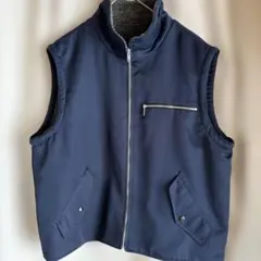 ■防寒作業着ベスト 裏ボア ネイビー Wild Rover Lサイズ