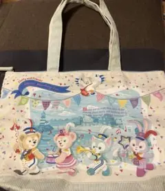 ディズニー　ダッフィフレンズ　ハッピーマーチングファン　トートバッグ