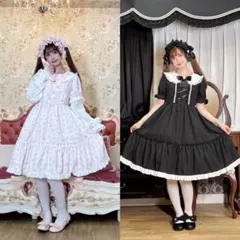 まゆろん　ロリィタ　丸襟ワンピース