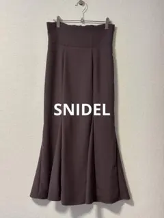 スナイデル ハイウエストヘムフレアスカート　swfs215135