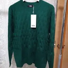 アズールバイマウジー（メンズ）ニットセーター緑（新品）Mサイズ