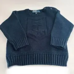 Polo by Ralph Lauren ニットセーター 80 ネイビー