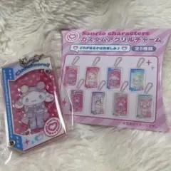 サンリオ sanrio カスタムアクリルチャーム ランダム シナモン 原宿 限定