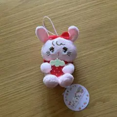 Mikko illustrations いちごマスコットぬいぐるみ
