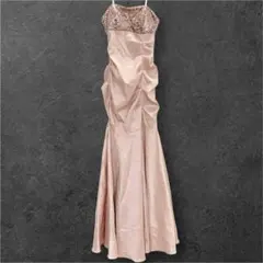 【Blondie Nites】米国製 スパンコール ロングドレス ピンク 7