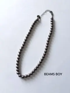 BEAMS BOY / 樹脂 パール ネックレス　チョーカー