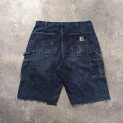 Carharttカーハートカットオフデニムペインターショーツショートパンツ短パンのサムネイル