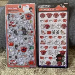 ディズニーベイマックス　ボンボンドロップミニ/プチドロップステッカー　2枚セット