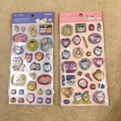 ちいかわ　ポップデコパーティー　ラメきらクリスタルシール　2枚セット