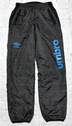 大きいサイズ O アンブロ パテッド 中綿 パンツ ビッグロゴ デカロゴ