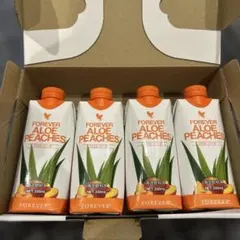 Forever Aloe Vera Juice & Peaches 4本セット - メルカリ