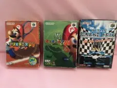 NINTENDO64 ソフト マリオテニス　マリオゴルフ　箱付き3本セット