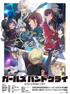 ガールズバンドクライ トゲナシトゲアリ ダレモ B2ポスター - メルカリ