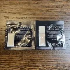 DIOR FOREVER SKIN GLOW サンプル　ファンデ＆下地　計2点